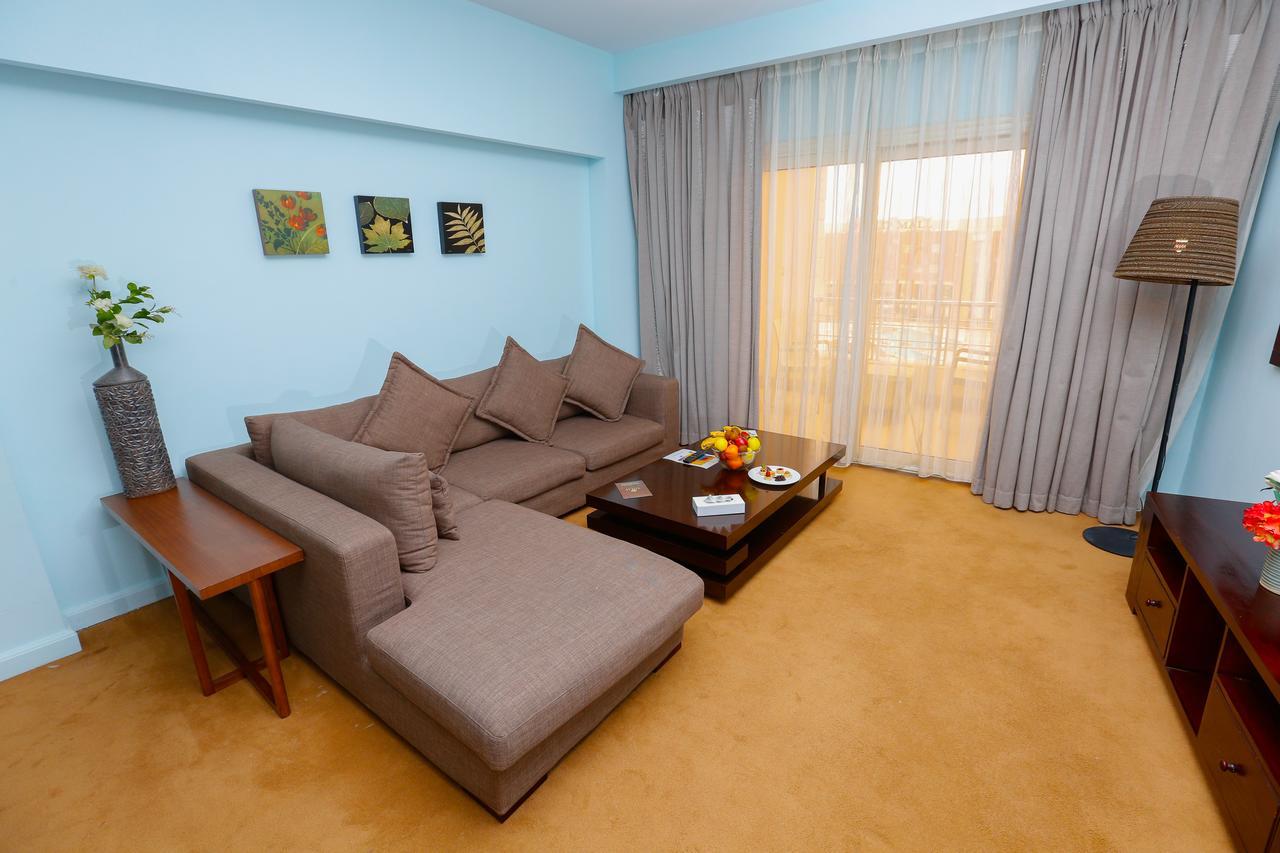 Tolip Family Park Hotel Káhira Exteriér fotografie A living room